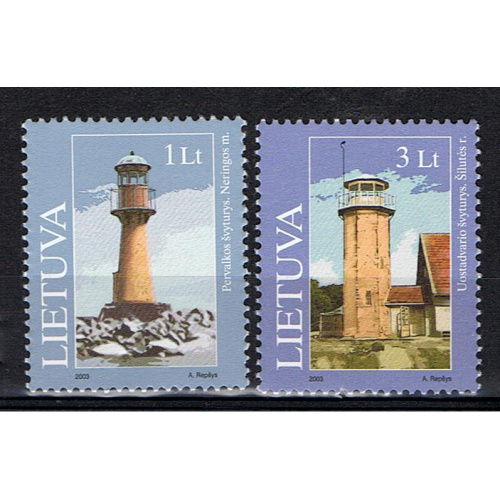 Lituanie / 2003 / Phares / YT n° 712 & 713 **