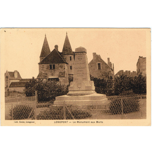 Longpont ( 02 ) / Le Monument aux Morts / Ed. Nougarède & Lestrat