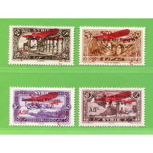 Réf EB-D105 -- SYRIE - PA n° 34 à 37 .*. Neuf  Dos Visible MH .*.