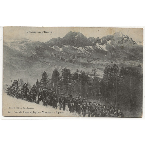 Col du four manoeuvres alpines