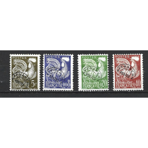 France préoblitérés - Coq gaulois