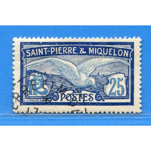 Réf D*-0129 -- SAINT PIERRE et MIQUELON - n° 84 Ø Oblitéré Dos Visible - Used Ø