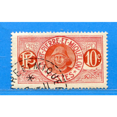 Réf D*-0129 -- SAINT PIERRE et MIQUELON - n° 82 Ø Oblitéré Dos Visible - Used Ø