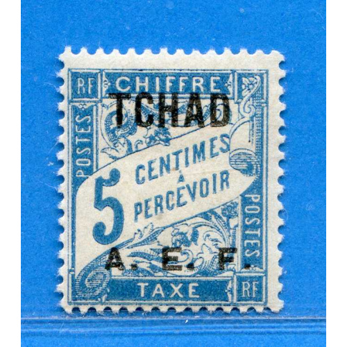 Réf AR-D*0139 -- TCHAD - TAXE n° 1 ⭐ Neuf Dos Visible - MH ⭐