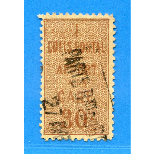 Réf D*-0142 -- COLIS  POSTAUX n° 28 Ø Oblitéré -- Used Ø Dos Visible