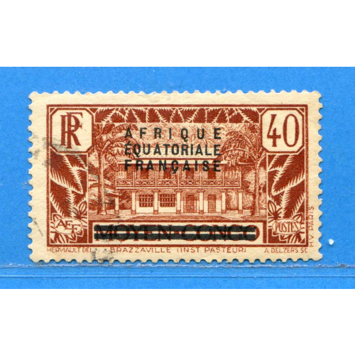 Réf D*-0147 -- AEF n° 8 ⭐ Neuf Dos Visible MH ⭐ Afrique Equatoriale Française