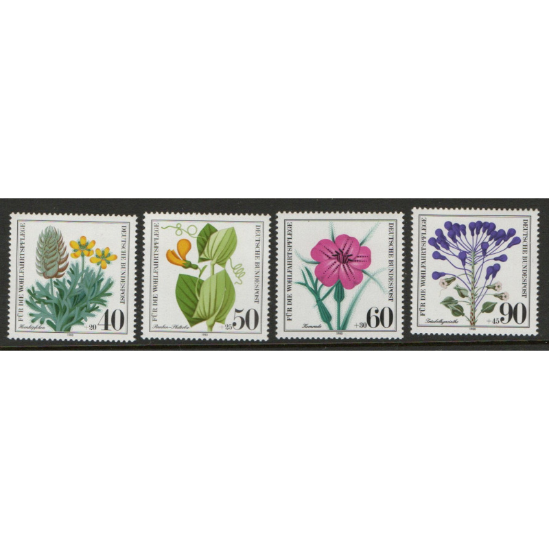 Allemagne RFA 1981 905-08 ** Fleurs