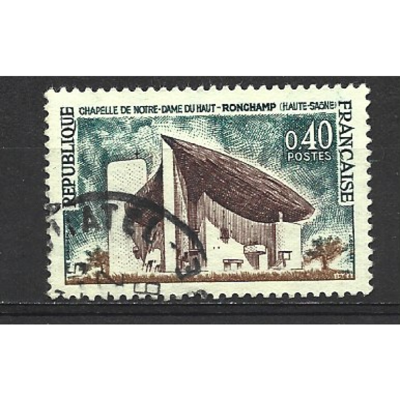France 1964 - Y & T : 1435  - Notre-Dame de Ronchamp