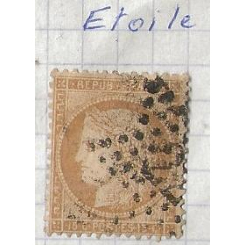 Timbre ceres n° 59 obliteration etoile