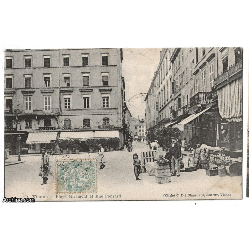 Vienne place miremont et rue ponsard