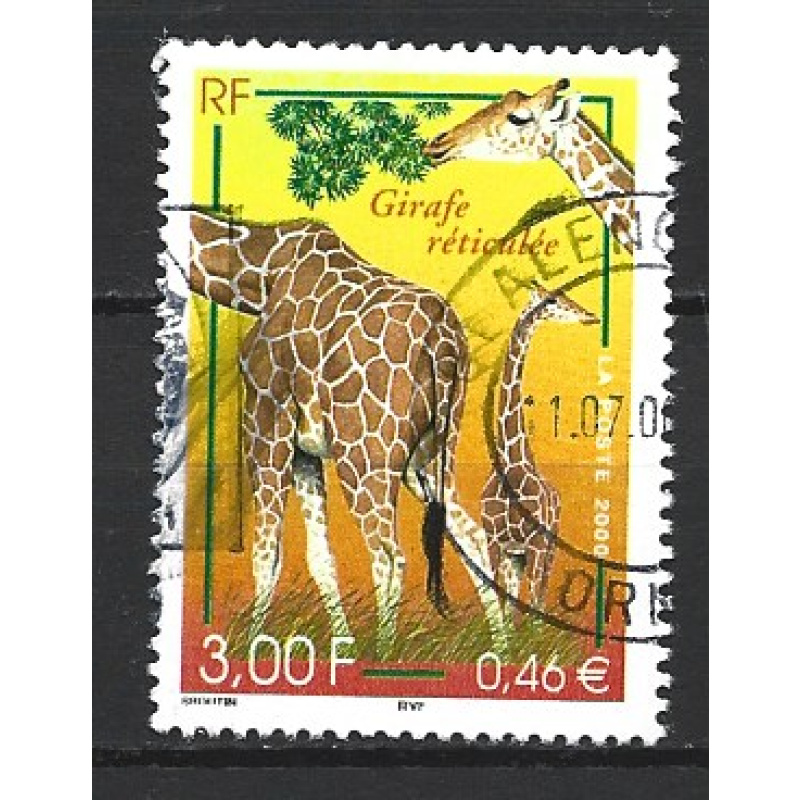 France 2000 - Y & T : 3333 - Girafe réticulée