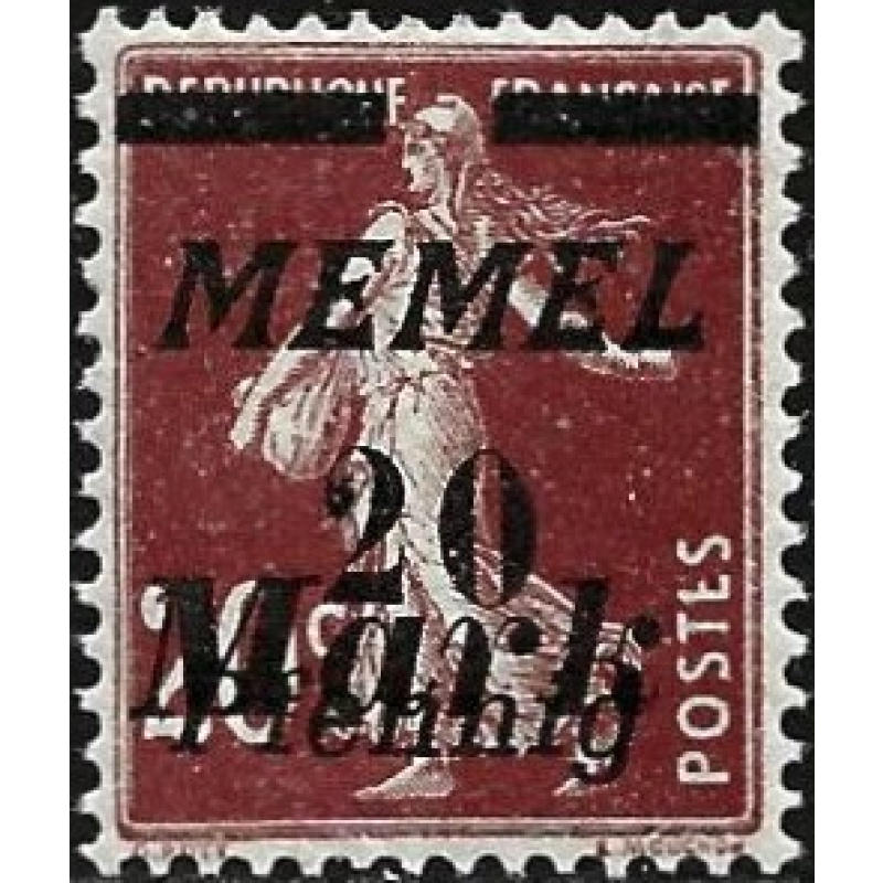 Allemagne - Memel - 1922 - Y&T 80 **/MNH