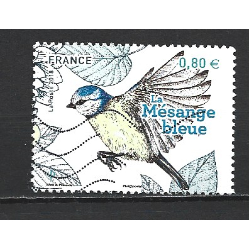 France 2018 - Y & T : 5238 - Mésange bleue