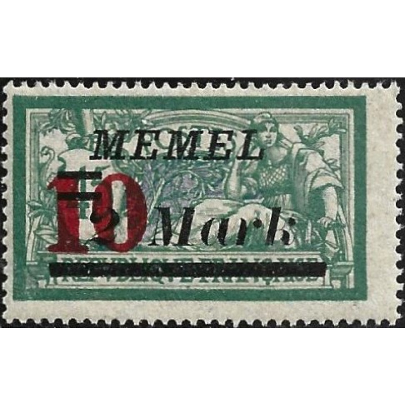 Allemagne - Memel - 1922 - Y&T 82 **/MNH