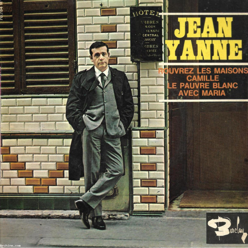 EP 45 RPM (7") Jean Yanne " Rouvrez les maisons "