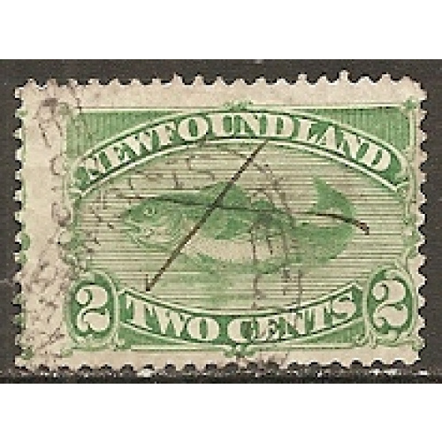 terre-neuve - n° 36  obliteré - 1880