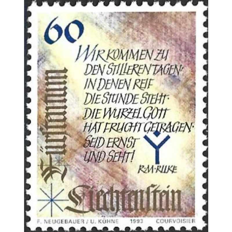 Liechtenstein  - 1993 - Y&T 1014  **/MNH