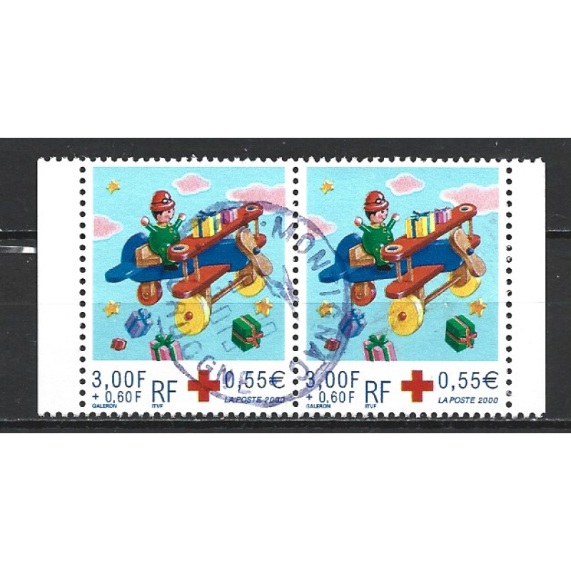 France 2000 - Y & T : 3362 - Croix-Rouge : petit avion