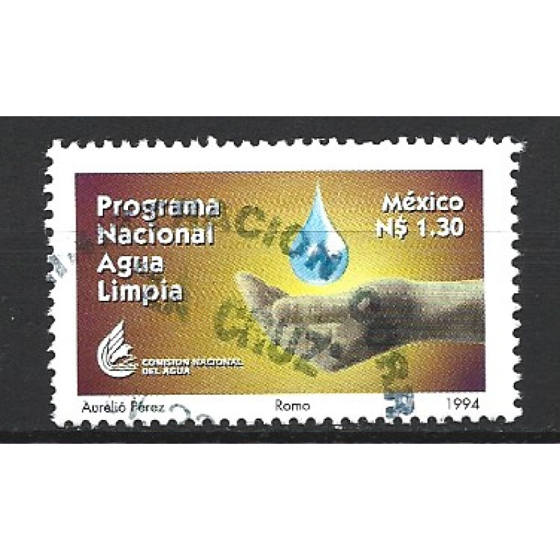 Mexique 1994 - Y & T : - Eau, main