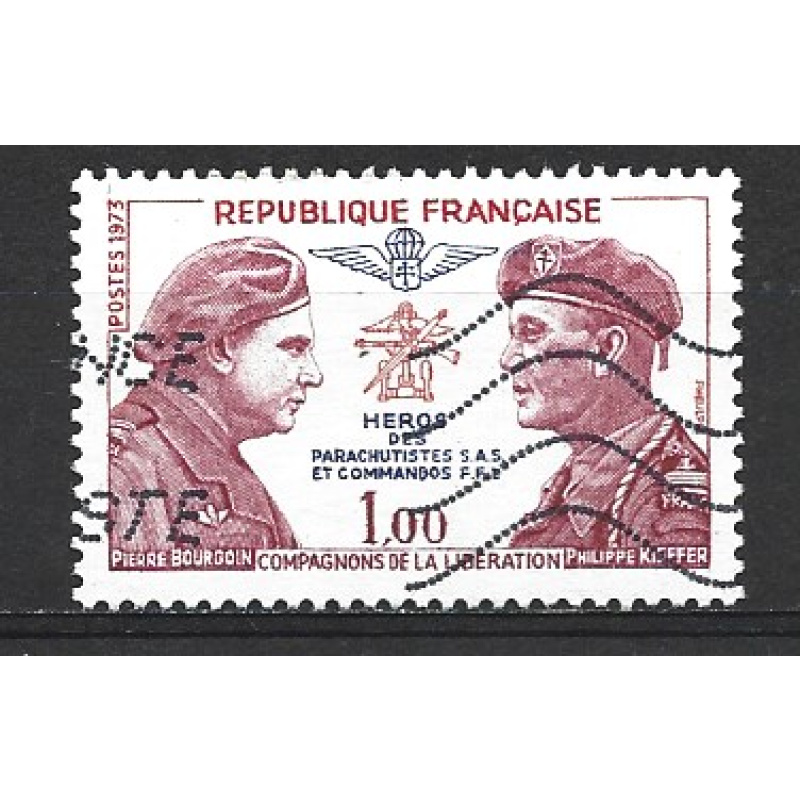 France 1973 - Y & T : 1773 - Parachutistes commandos