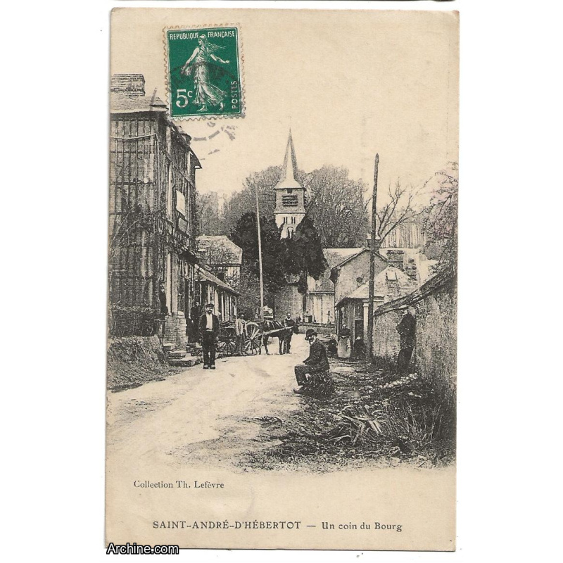 Saint andré d'hebertot un coin du bourg