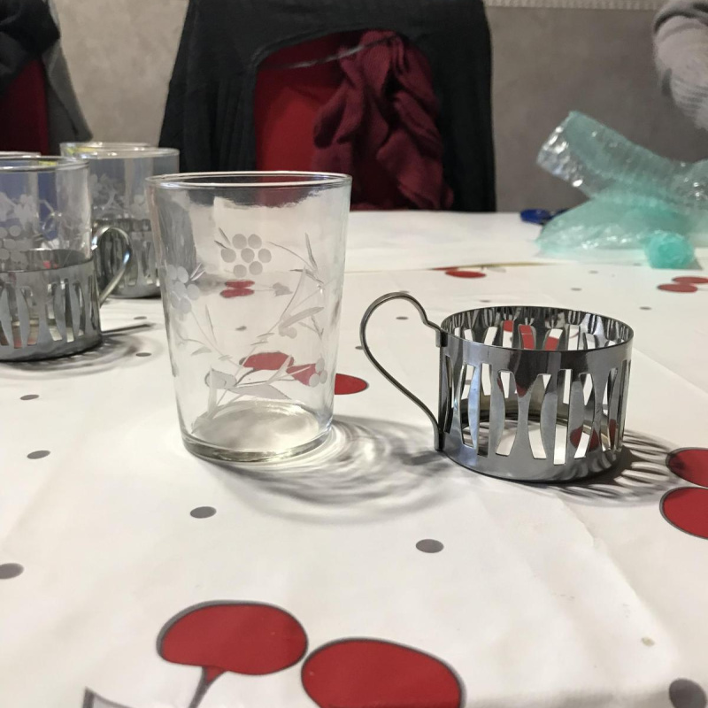 Lot 5 tasses à thé vintage