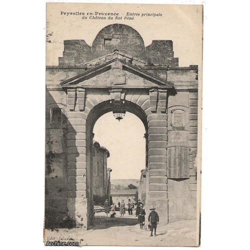 Peyrolles en provence entrée principale