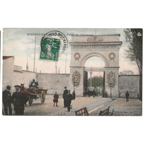 Rochefort porte de l'arsenal