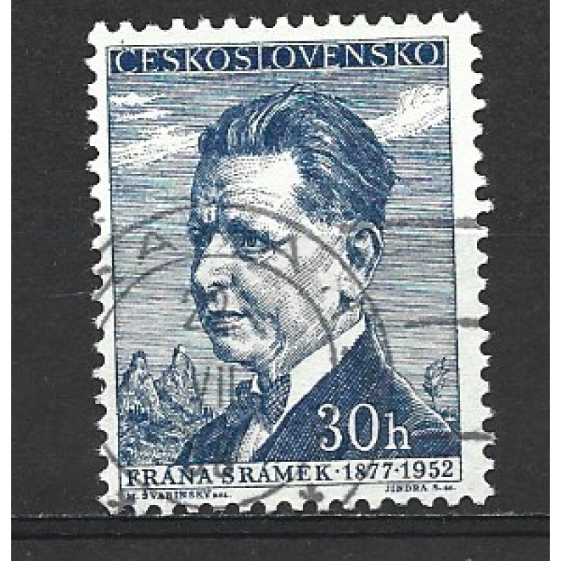 Tchécoslovaquie 1956 - Y & T : 0865 - F. Sramek