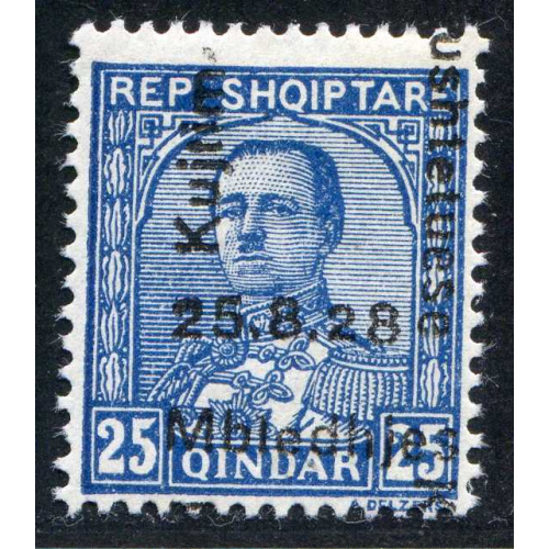 Réf EB-D 90 -- ALBANIE - n° 195 Surcharge à Cheval .*. Neuf Dos Visible MH .*.