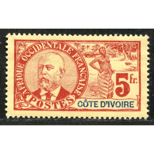 Réf EB-D 95 -- COTE D'IVOIRE - n° 35 Bien Centré .*. Neuf Dos Visible MH .*.