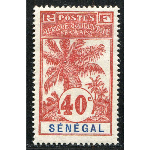 Réf EB-D 95 -- SENEGAL - n° 40 Bien Centré .*. Neuf Dos Visible MH .*.