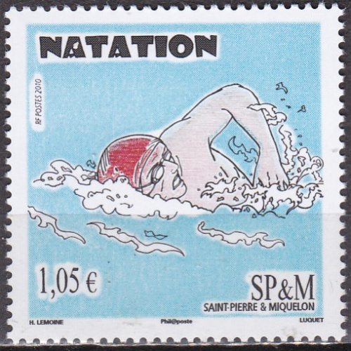 St PIERRE et MIQUELON N° 982 de 2010 neuf** à la valeur faciale
