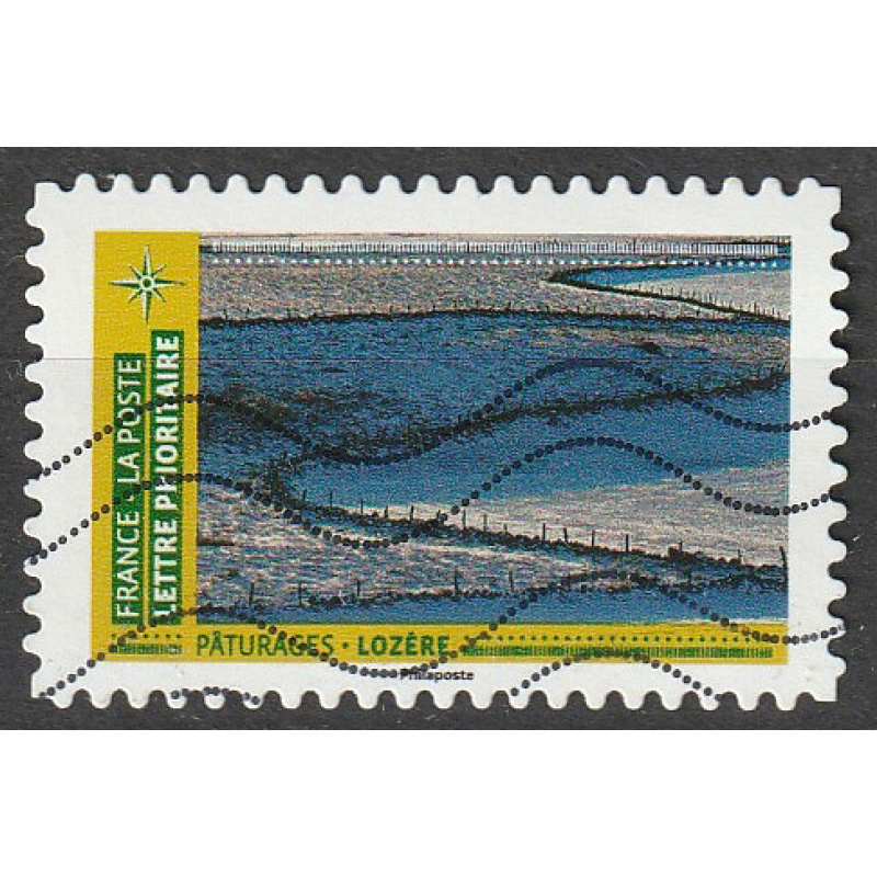 Timbre AA oblitéré n° 1946(Yvert) France 2021 - Pâturages en Lozère