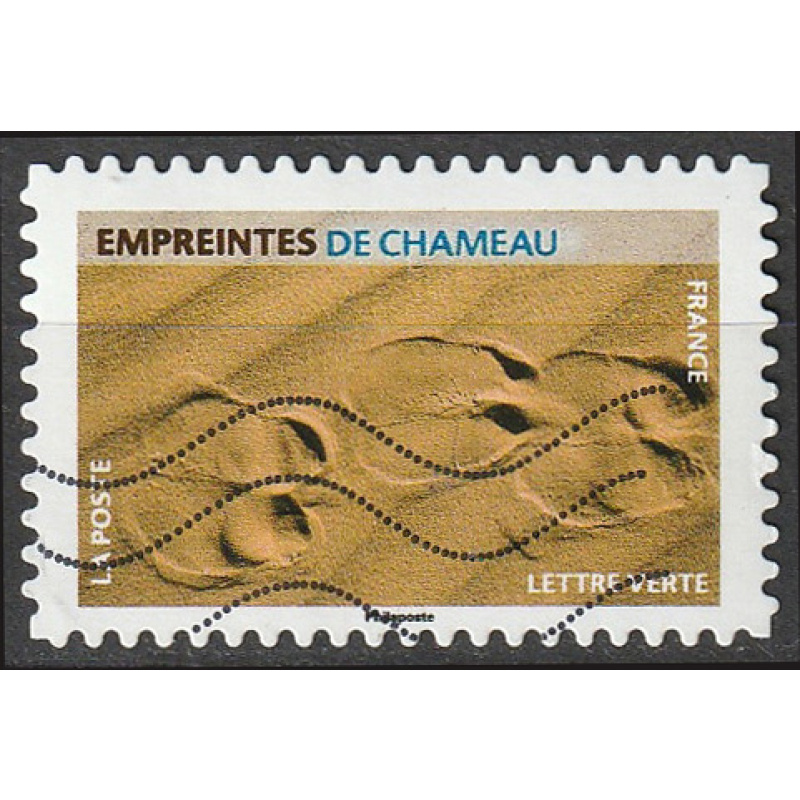 Timbre AA oblitéré n° 1956(Yvert) France 2021 - Empreintes de chameau