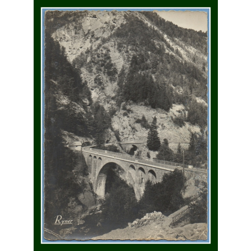 France CPSM (04) COL DE LA CAYOLLE LE GRAND PONT non écrite