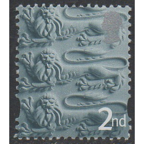 Grande Bretagne PAYS DE GALLES N° 2249a (*) NSG (cote 1,50€) Fluo vif.. Régionaux 2002 lions