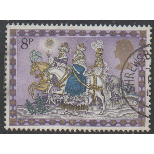 Grande Bretagne N° 917 chevaux 1979 Noël cheval horse