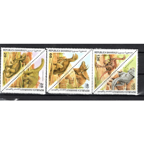ANIMAUX PREHISTORIQUE  SAHARUI  1997 série neuve m n h   très bel ensemble de timbres   le scan affranchissement 1.39€ lot 03 03  1