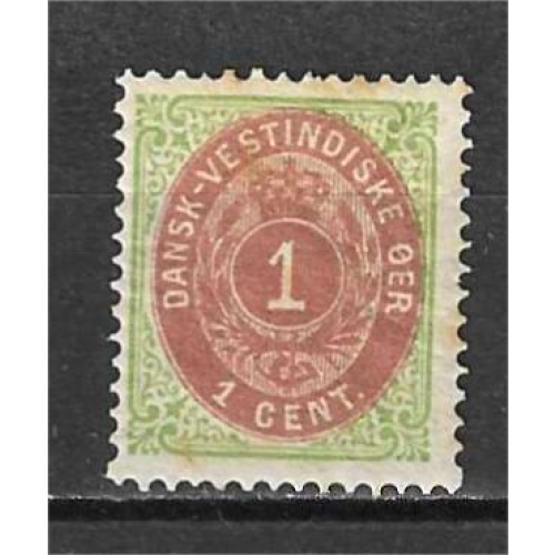 ANTILLES DANOISES YT 5 *