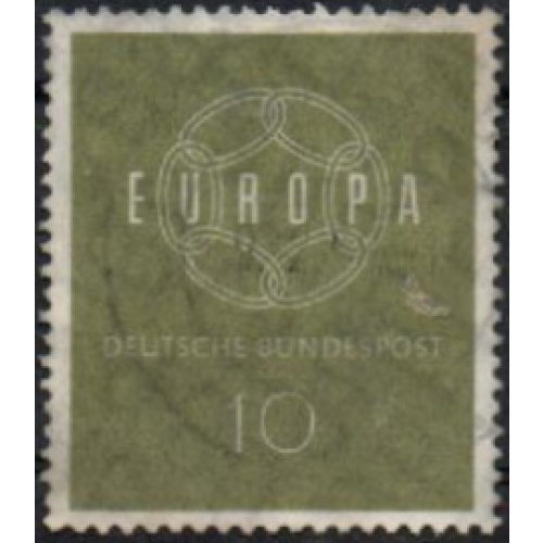 Allemagne 1959 - Europa : chaîne fermée 6 anneaux - YT 193 °