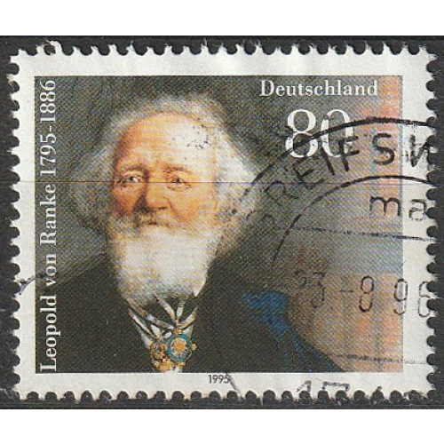 Timbre oblitéré n° 1658 (Yvert) Allemagne 1995 - Leopold von Ranke