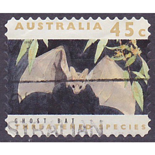 Timbre oblitéré n° 1250 (Yvert) Australie 1992 - Chauve-souris