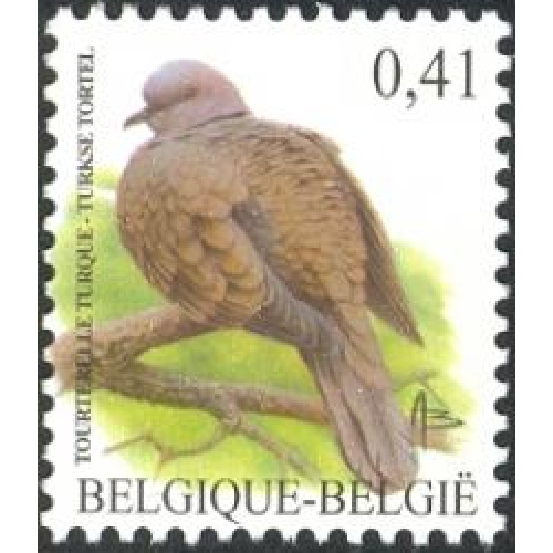Belgique 2001 - Oiseau (de Buzin) : tourterelle turque - YT 3129 °