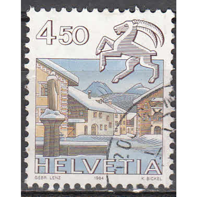 Suisse 1984  Y&T  1195  oblitéré  (2)