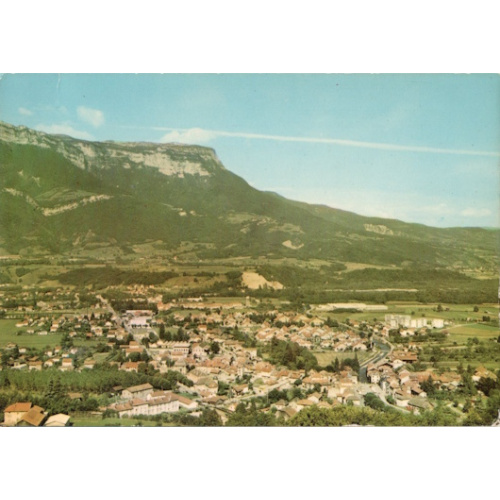 Isère (38) - Pontcharra, panorama vu de la tour d'Avallon, le Granier au fond, neuve