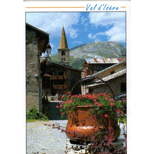 Savoie (73) - Val d'Isère, CPM, vue du vieux Val, écrite