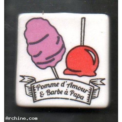 Fève : fournée dorée 2019 Fête foraine Pomme d'amour