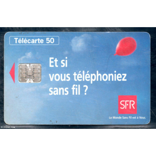 France F614 SFR Monde sans fil 50U-SC7 Édition 12/1995