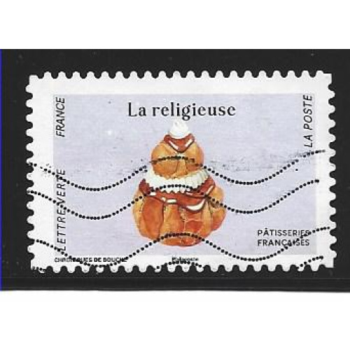 2024 FRANCE Adhésif  2483 oblitéré, pâtisseries, religieuse